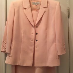 Pink Tahari Skirt Suit